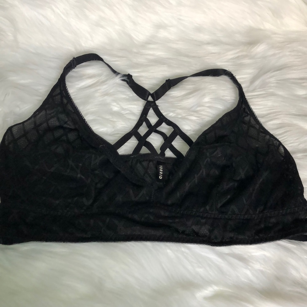 Black Torrid Racerback Bralette